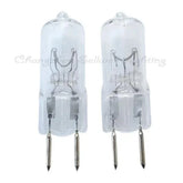 Two clear halogen light bulbs 14x46mm with metal pins for sellwell lighting